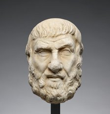 Head of a Greek Philosopher or Poet, 2nd century A.D. Creator: Unknown.