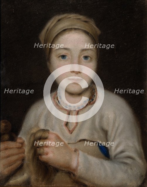 Anisya, 1822. Artist: Venetsianov, Alexei Gavrilovich (1780-1847)