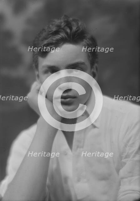 Burden, James A., Jr., Mr., portrait photograph, 1914 Mar. 31. Creator: Arnold Genthe.