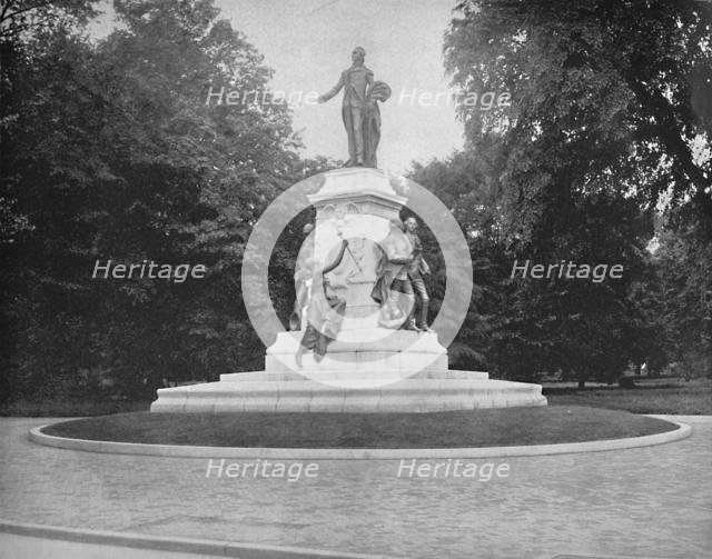 'Lafayette Statue, Washington, D.C.', c1897. Creator: Unknown.