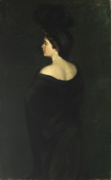 Laura in Blacks, 1899. Creator: Alice Pike Barney.