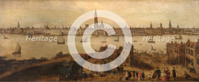 The Antwerp Waterfront, 17th century. Creator: Anon.