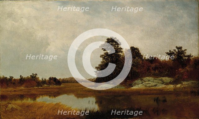 October in the Marshes, 1872. Creator: John Frederick Kensett.