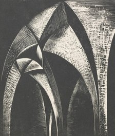 Design of arches, 1926. Creator: Paul Nash.