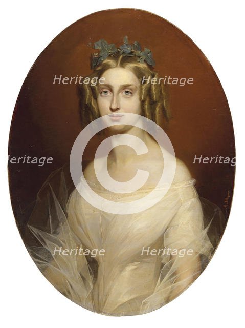 Maria Theresa of Austria (1801-1855), Queen of Sardinia, First half of the 19th cent.. Creator: Wagner, Albert (1816-1867).