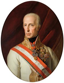 Portrait of Holy Roman Emperor Francis II (1768-1835), 1827.