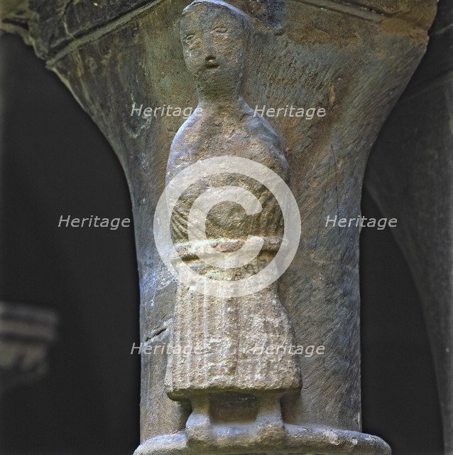 Monastery of Bellpuig les Avellanes. Founded in 1166 by Ermengol VII of Urgell. Capitel of the cl…