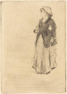 The Actress Ellen Andrée, 1879. Creator: Edgar Degas.
