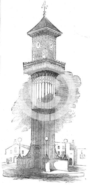 Cast Iron Clock-Tower for Geelong, 1854. Creator: Unknown.