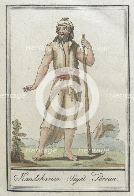 Costumes de Différents Pays, 'Kandaharien Sujet Persan', c1797. Creator: Jacques Grasset de Saint-Sauveur.