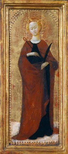 Saint Apollonia, c. 1435. Creator: Sassetta.