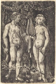 Hercules and a Muse, c. 1520/1525. Creator: Albrecht Altdorfer.