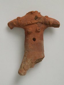 Fragment of a Female Figure, Coptic, 4th-7th century. Creator: Unknown.