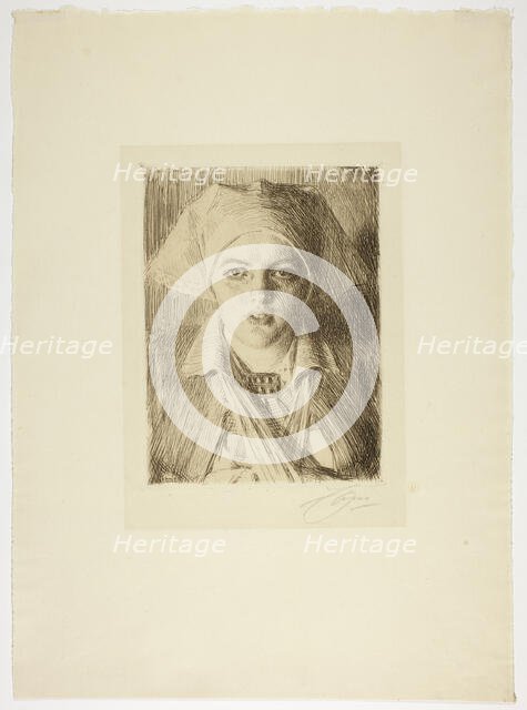 Gulli II, 1918. Creator: Anders Leonard Zorn.