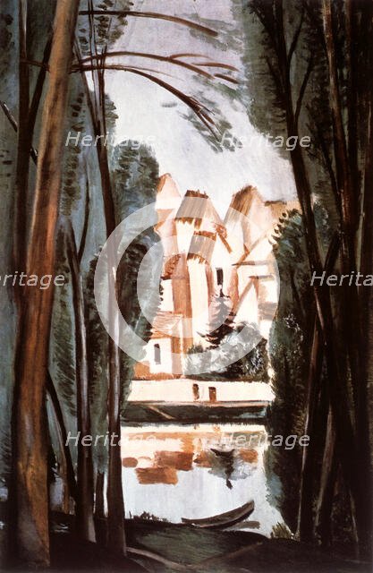 'Landscape with a Boat at the Bank', 1915. Creator: Andre Derain.