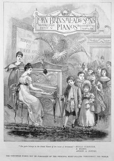 Advertisement for Brinsmead pianos, 1899 Artist: Unknown