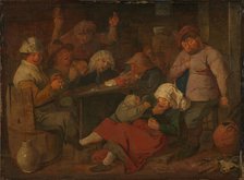 Poor Folk Drinking in a Tavern, c.1625-c.1630. Creator: Adriaen Brouwer.