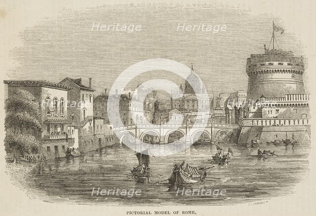 Pictorial Model of Rome, 1841. Creator: Unknown.