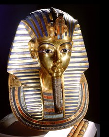 The mask of Tutankhamun.