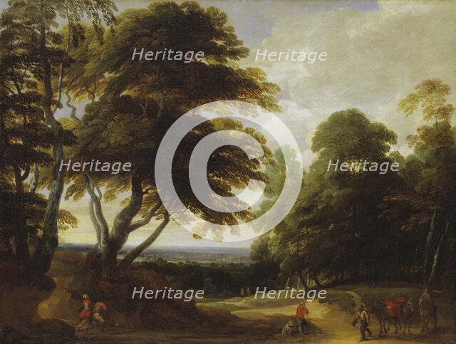 At the Edge of the Forest, c17th century. Creator: Lodewijk de Vadder.