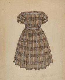 Child's Dress, c. 1938. Creator: Eleanor Gausser.