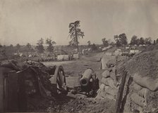 Rebel Works in Front of Atlanta, Georgia No. 3, 1860s. Creator: George N. Barnard.