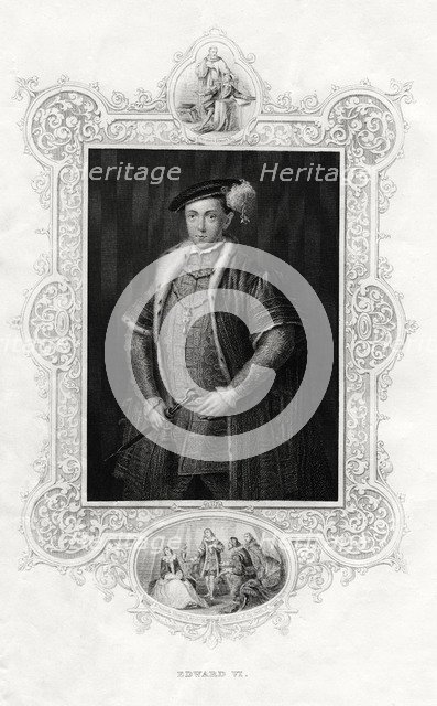 Edward VI, King of England and Ireland, 1860. Artist: Unknown