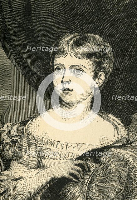 'Her Majesty The Queen at the Age of Ten', (c1897). Creator: Unknown.