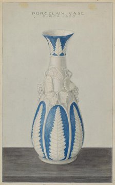Vase, c. 1938. Creator: Cleo Lovett.