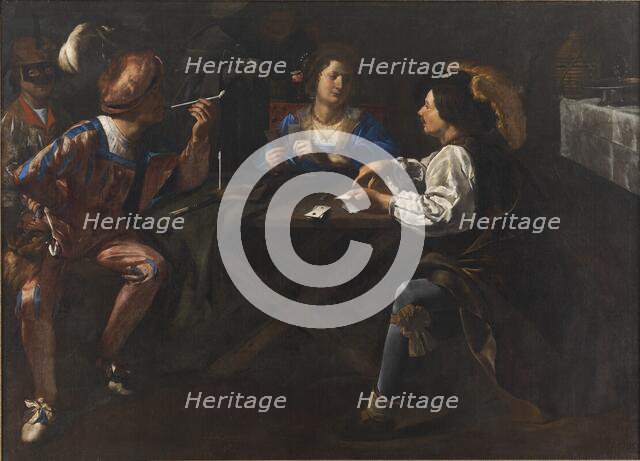 Card Players, 1609-1636. Creators: Gerard van Kuijl, Johannes Swinderen, Valentin de Boulogne.