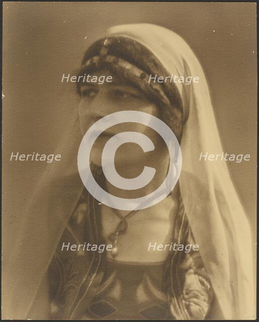 Portrait of Nautch Girl, 1924-1943. Creator: Louis Fleckenstein.