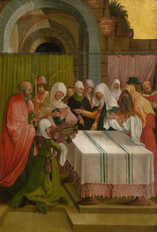 The Presentation of Jesus at the Temple, 1519. Creator: Master of the Danube School (active 1510-1515).