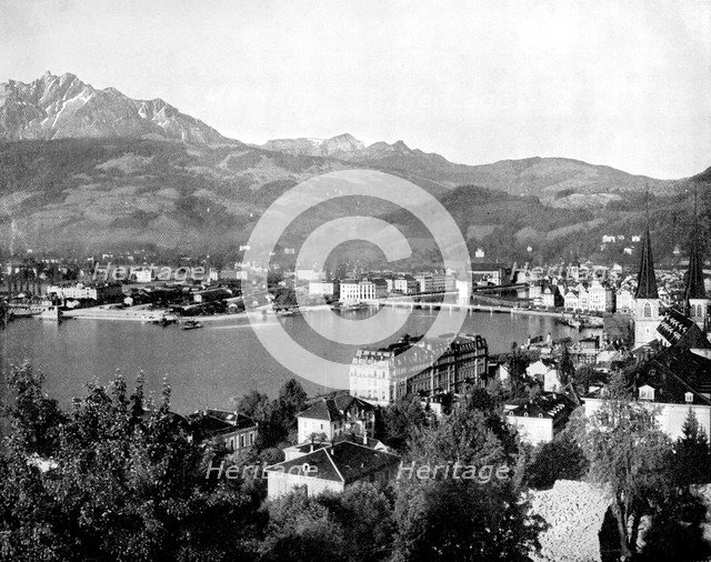 Lucerne, Switzerland, 1893.Artist: John L Stoddard