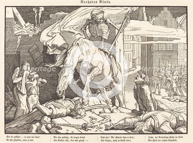 Auch ein Todtentanz VI, 1849. Creator: Alfred Rethel.