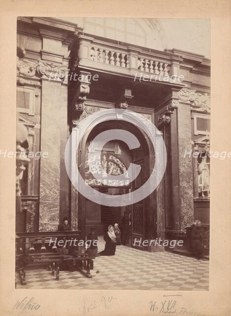 Old houses at the Church of St Michael, Vilnius, 1895-1905. Creator: Stanislaw Filibert Fleury.