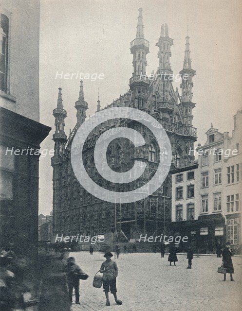 The Town Hall, Leuven, Belgium, c1900 (1914-1915). Artist: John Benjamin Stone.
