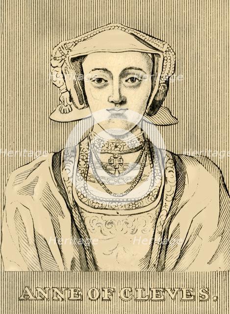'Anne of Cleves', (1515-1557), 1830. Creator: Unknown.