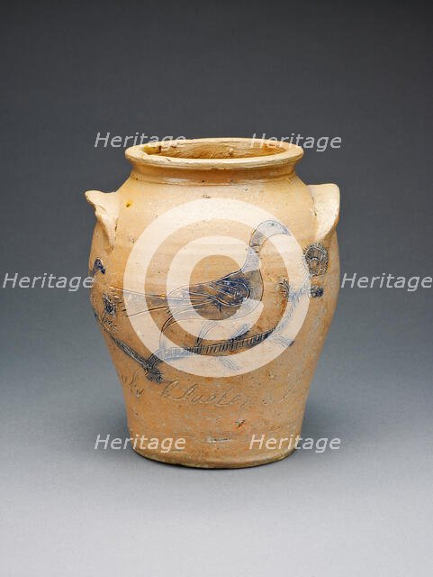 Saleratus Jar, 1848. Creator: George Muk.