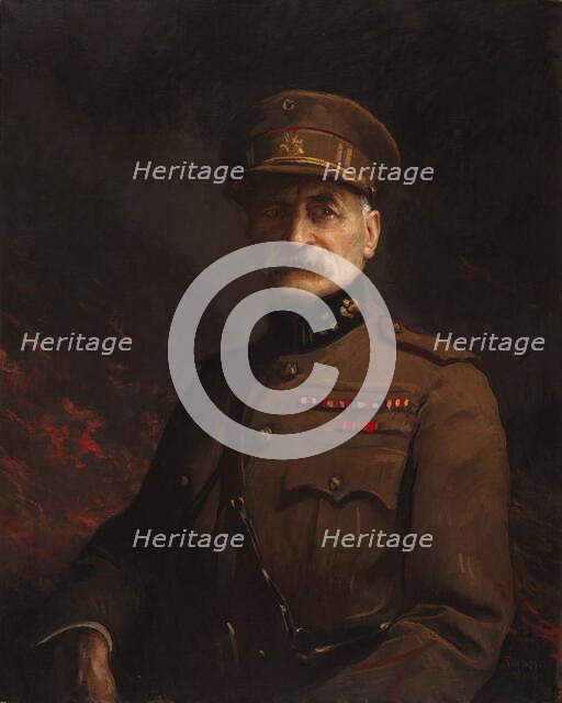 General Georges Leman, Commander of the Fortified Town of Liege, 1919-1920. Creator: Edmund Charles Tarbell.