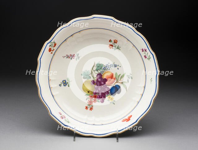 Bowl, Frankenthal, c. 1780. Creator: Frankenthal Porcelain Factory.