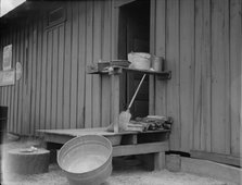 Cabin in Hancock County, Mississippi, 1937. Creator: Dorothea Lange.