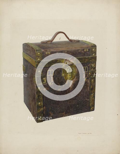 Small Square Trunk, c. 1940. Creator: Regina Henderer.