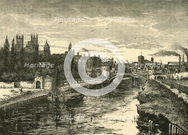 'York, from the Ouse', 1898. Creator: Unknown.