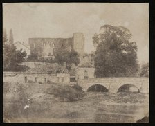 Brecon Castle, c1825-1875. Creator: Calvert Jones.