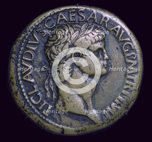 Brass Sestertius of Claudius, 1st century. Artist: Unknown