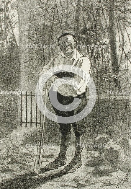 Portraits, 1857. Creator: Félicien Rops.