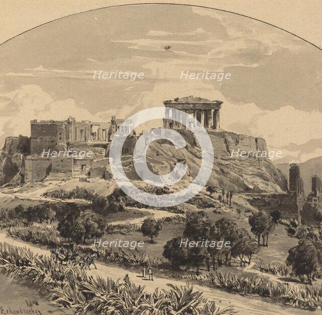 The Acropolis from the West, 1890. Creator: Themistocles von Eckenbrecher.