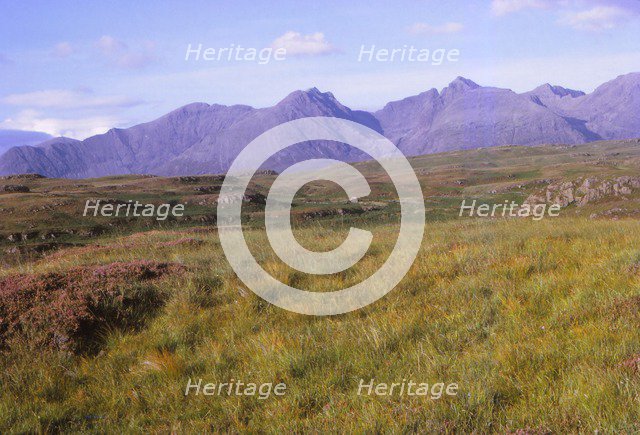 Black Cuillin Hills, from Rubha an Dunain, Isle of Skye, Scotland, 20th century. Artist: CM Dixon.