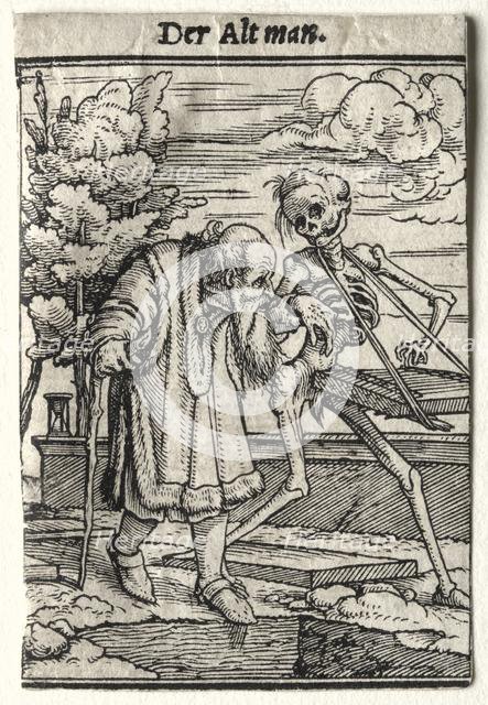 Dance of Death: The Old Man. Creator: Hans Holbein (German, 1497/98-1543).