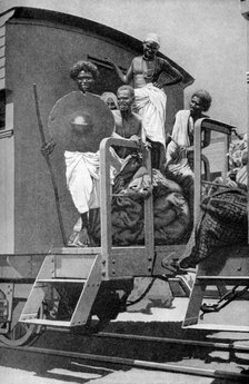 Hadendoan people, East Africa, 1922. Artist: Unknown
